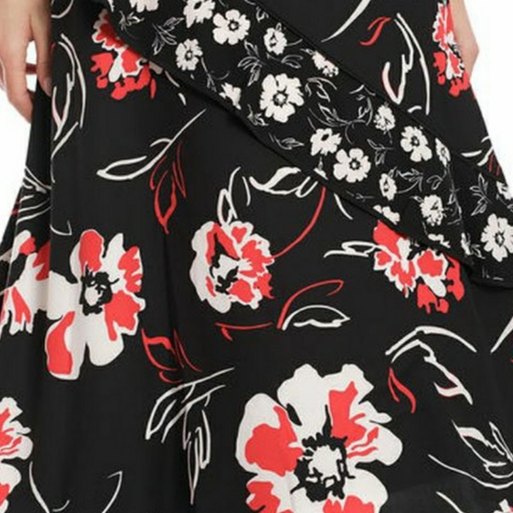 NWT Calvin Klein Floral Panel Sleeveless Dress - Picture 6 of 7